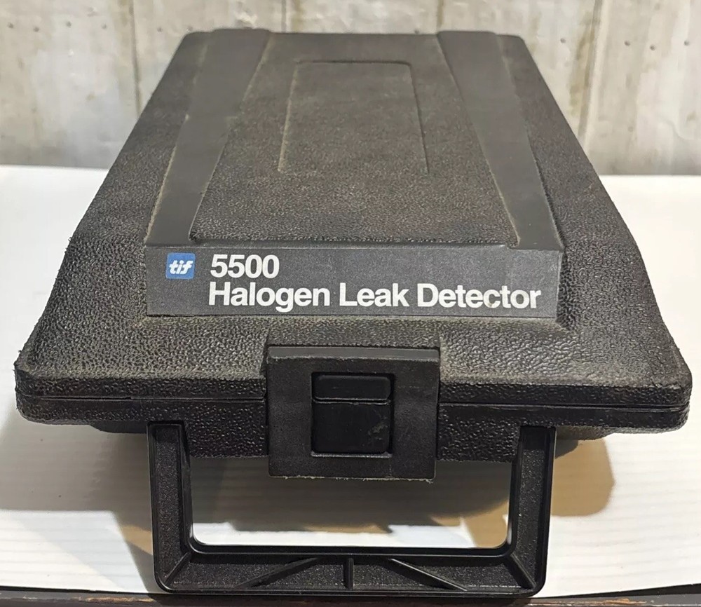 Halogen Leak Detector TIF 5500 Pump Style Automatic w/ Hard Case Tested/Works