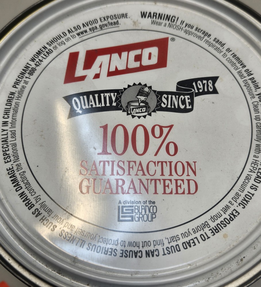 Lanco 1 Gallon Polyurethane Varnish. Clear Satin UV Filter. Scratch Resistant