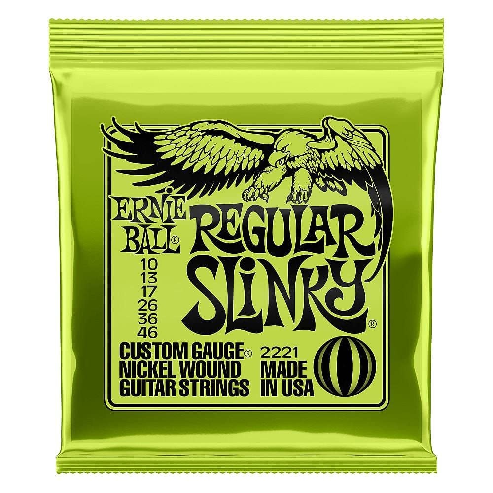 12 Sets 2221 Regular Slinky Strings with Picks