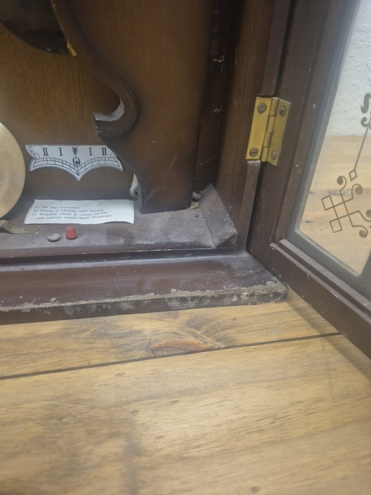 Vintage Centurion 35-day pendulum wall clock (UNTESTED)