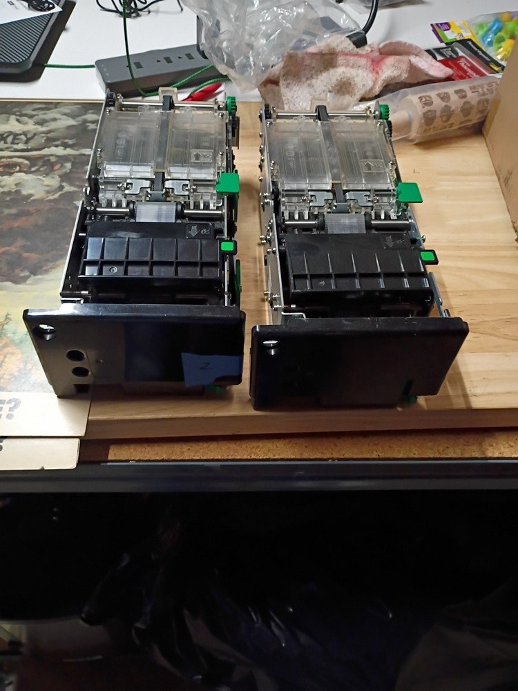 3 Fujitsu recycling Stacker Module Dual Drum kd04014 d001