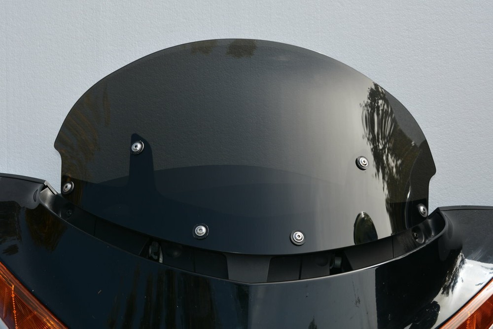 VICTORY VISION 2008-UP 14" TALL DARK GRAY  REPLACEMENT WINDSHIELD