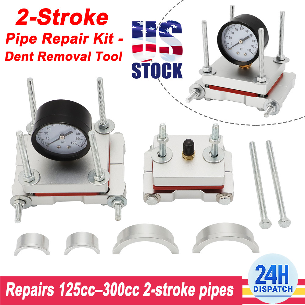 Pipe Dent Repair Tool 2-Stroke Motorcycle Exhaust For 125 150 200 250 300 cc US