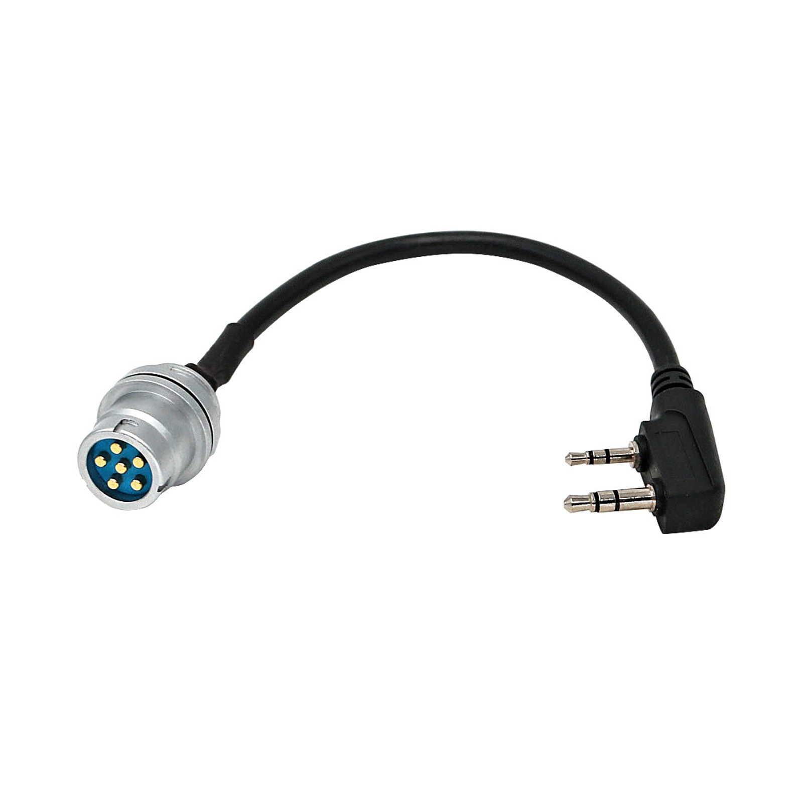 Plug to for Kenwood Socket Adapter 6Pin Cable for AN/PRC 148 152A Walkie-Talkie