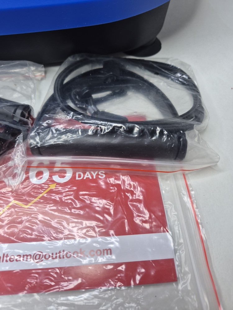 HVX Vibration Platform New Complete Excersize Machine Blue Black Open Box