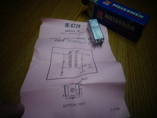 Meissner 16-6728 Input IF455kc Ford 2090907-2