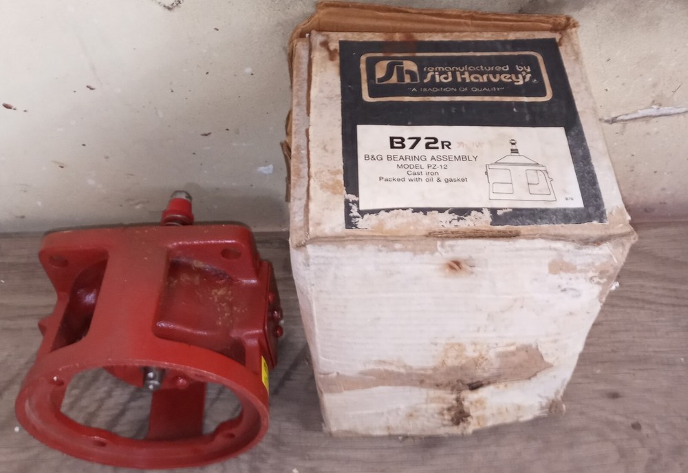 SID HARVEY'S B 72R B&G BEARING ASSEMBLY BZ 12