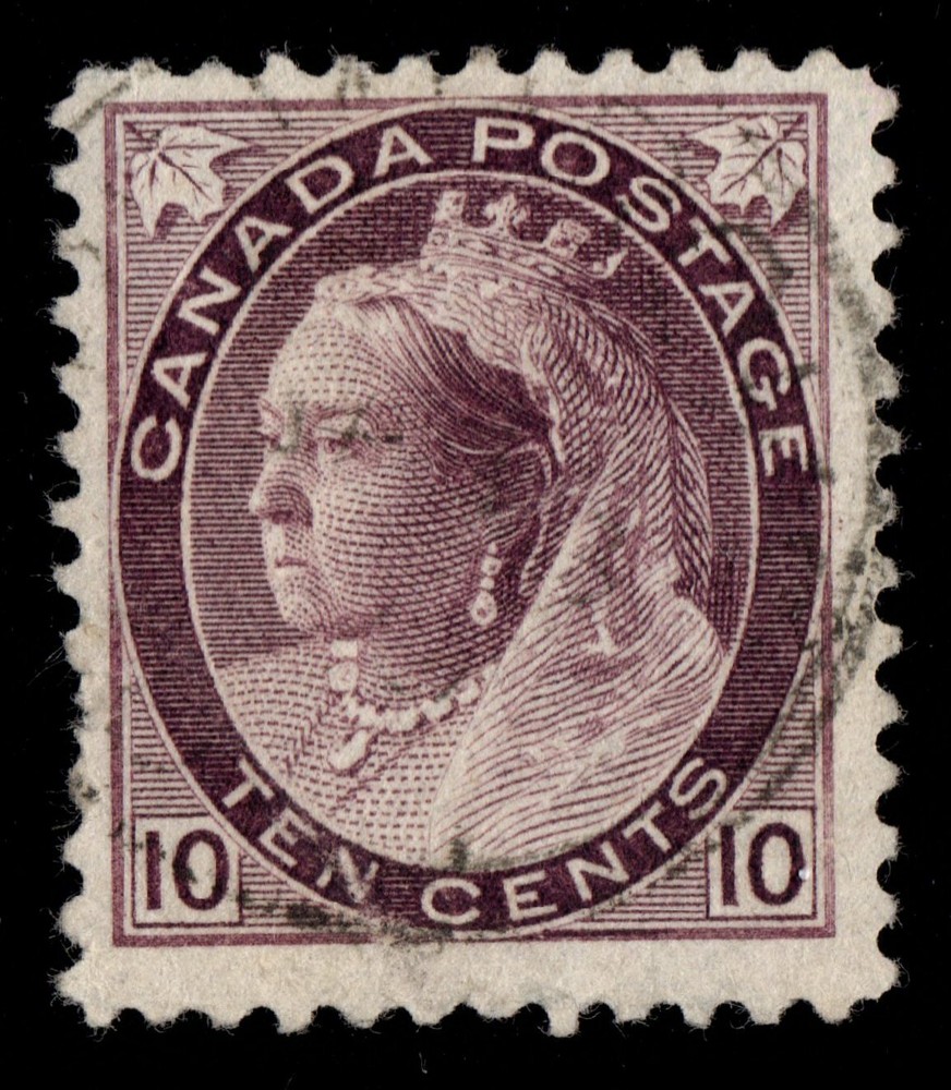 #83 Numeral 10c Canada used well centered
