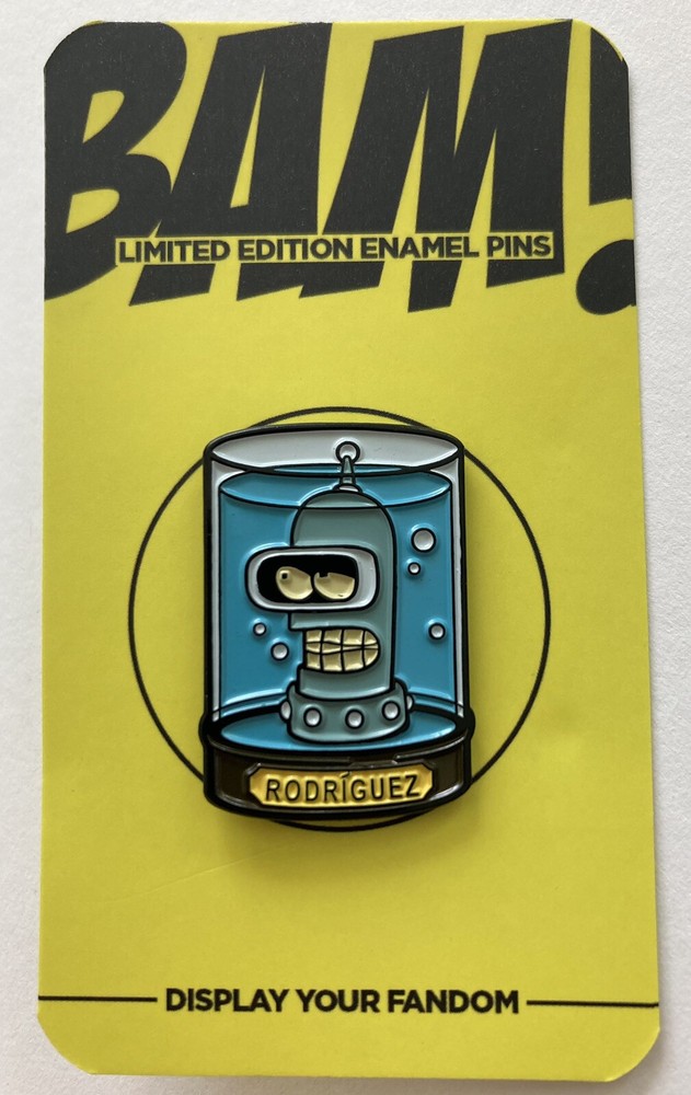 Futurama “Bender Bending Rodriguez” • BAM! Box Enamel Pin • Bender
