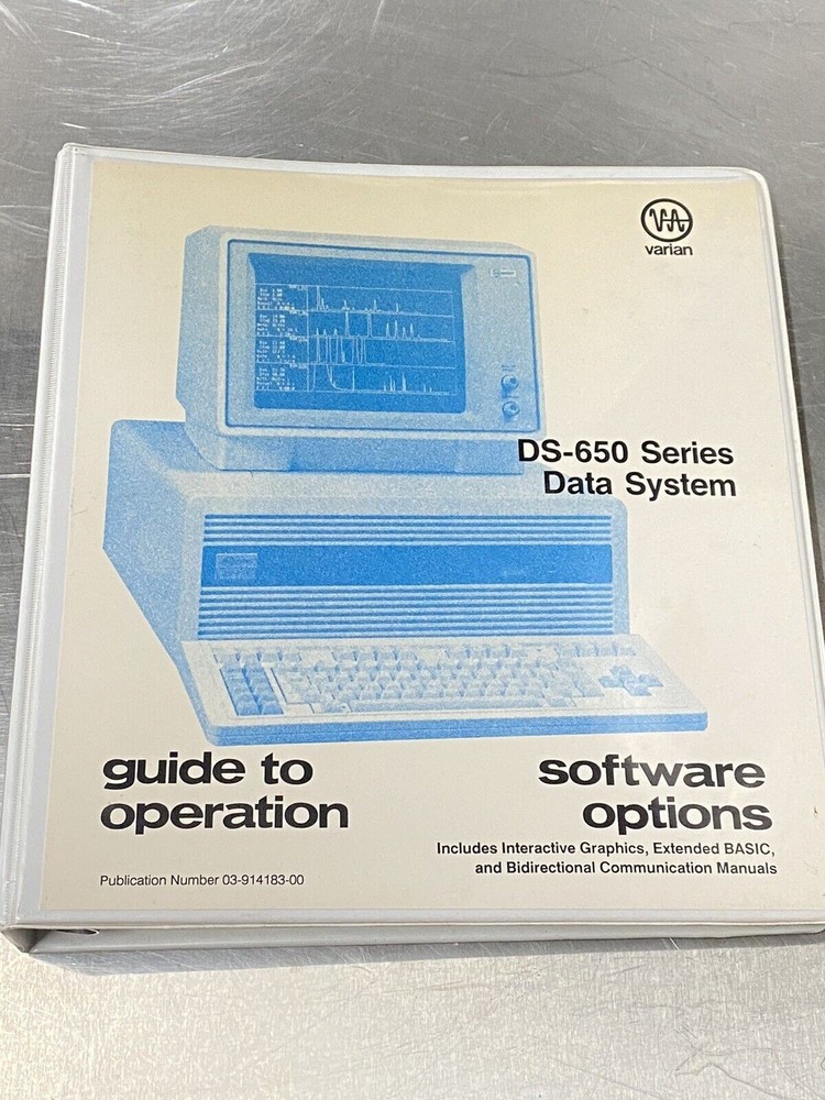 Varian DS-650 Data System Extended Basic - Users Guide / Instruction Manual