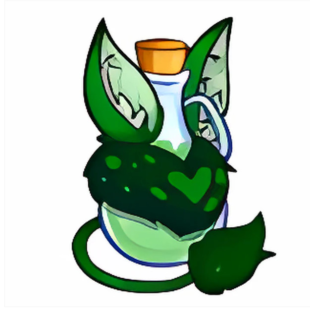 Neopets - Green Varwolf Morphing Potion - Virtual Item - Fast and Safe