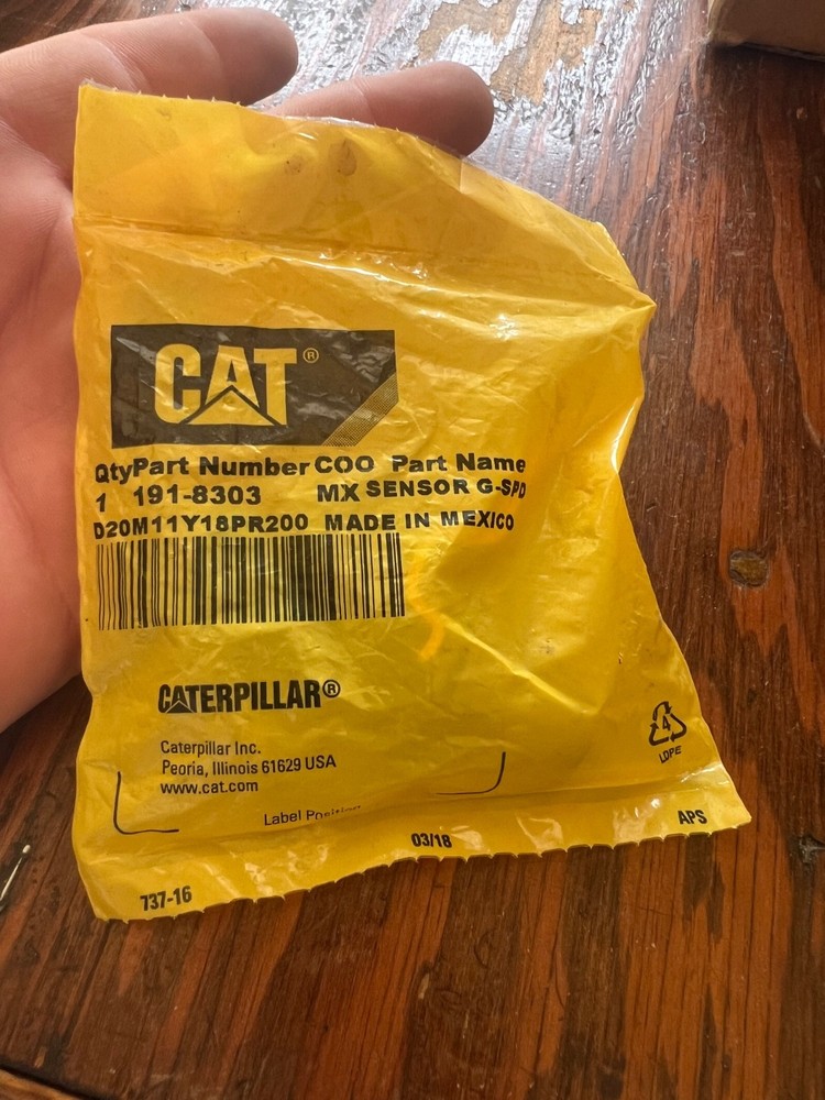 Caterpillar 191-8303 Speed Sensor