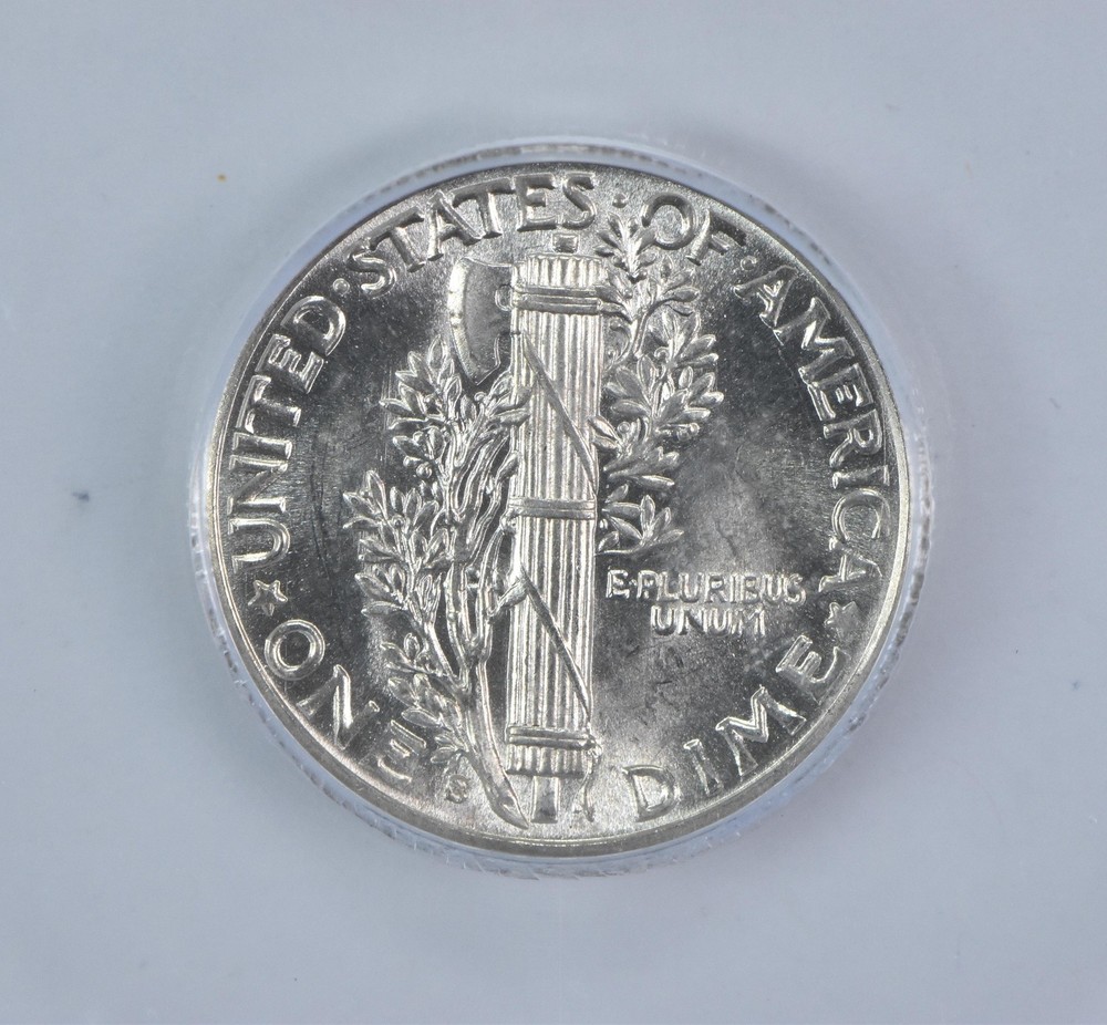 1942-S Mercury Dime MS65 FB ICG