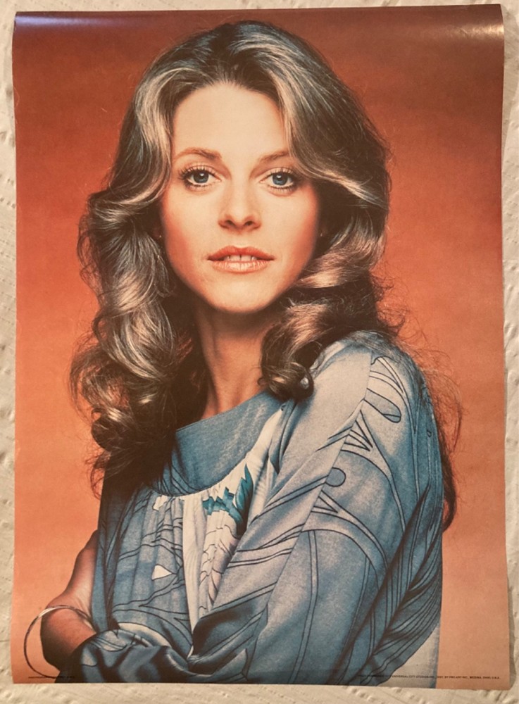 Lindsay Wagner 1977 Poster Jaime Sommers The Bionic Woman Pro Arts Medina Ohio J