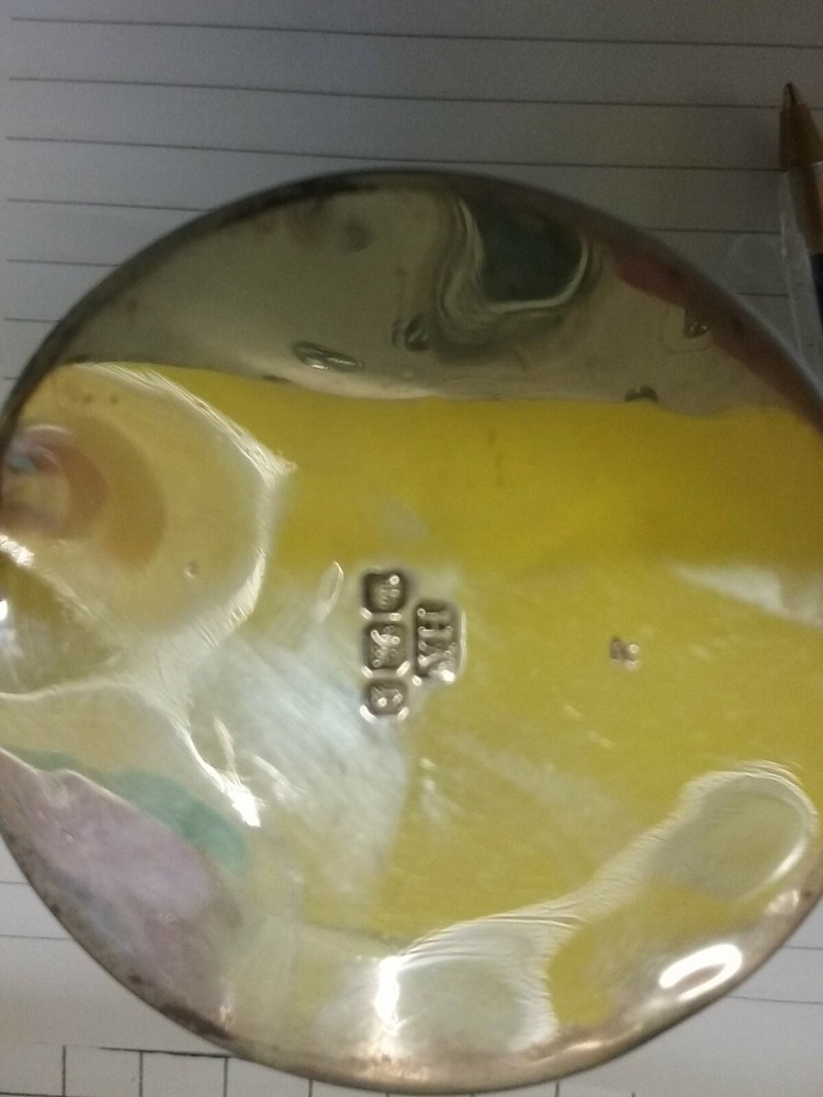 sterling silver ornate tea caddy