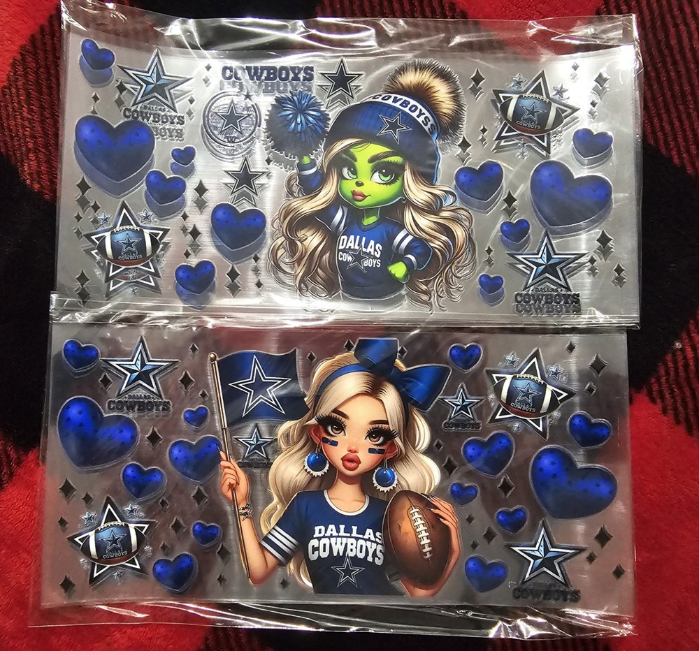 Cowboys Uv Dtf Wraps