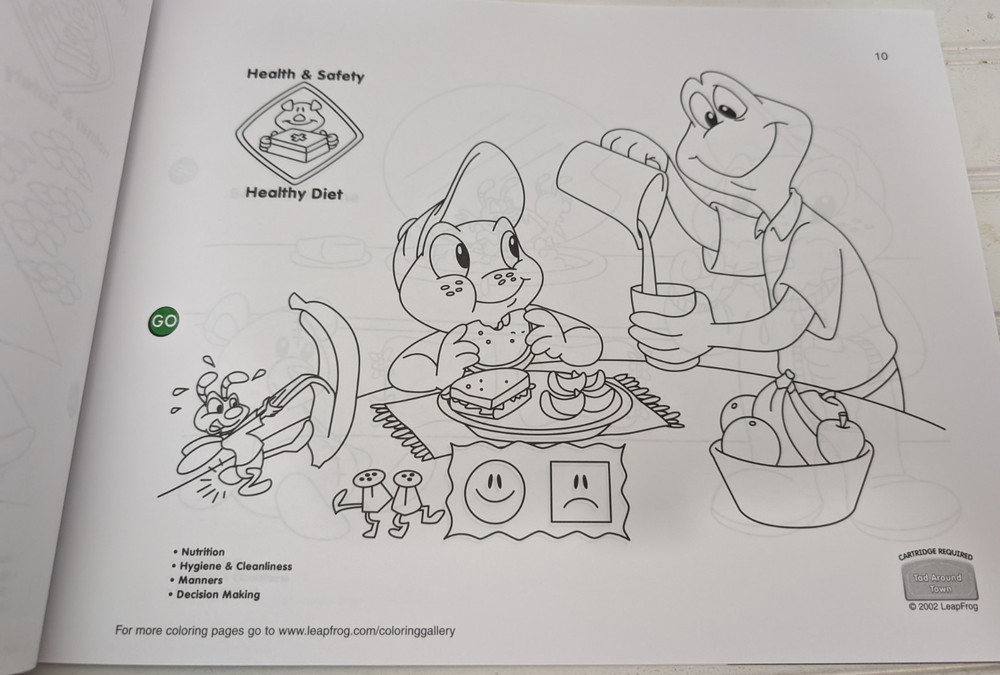 3 Leap Frog Imagination Desk Coloring/Activity Replacement Books ONLY