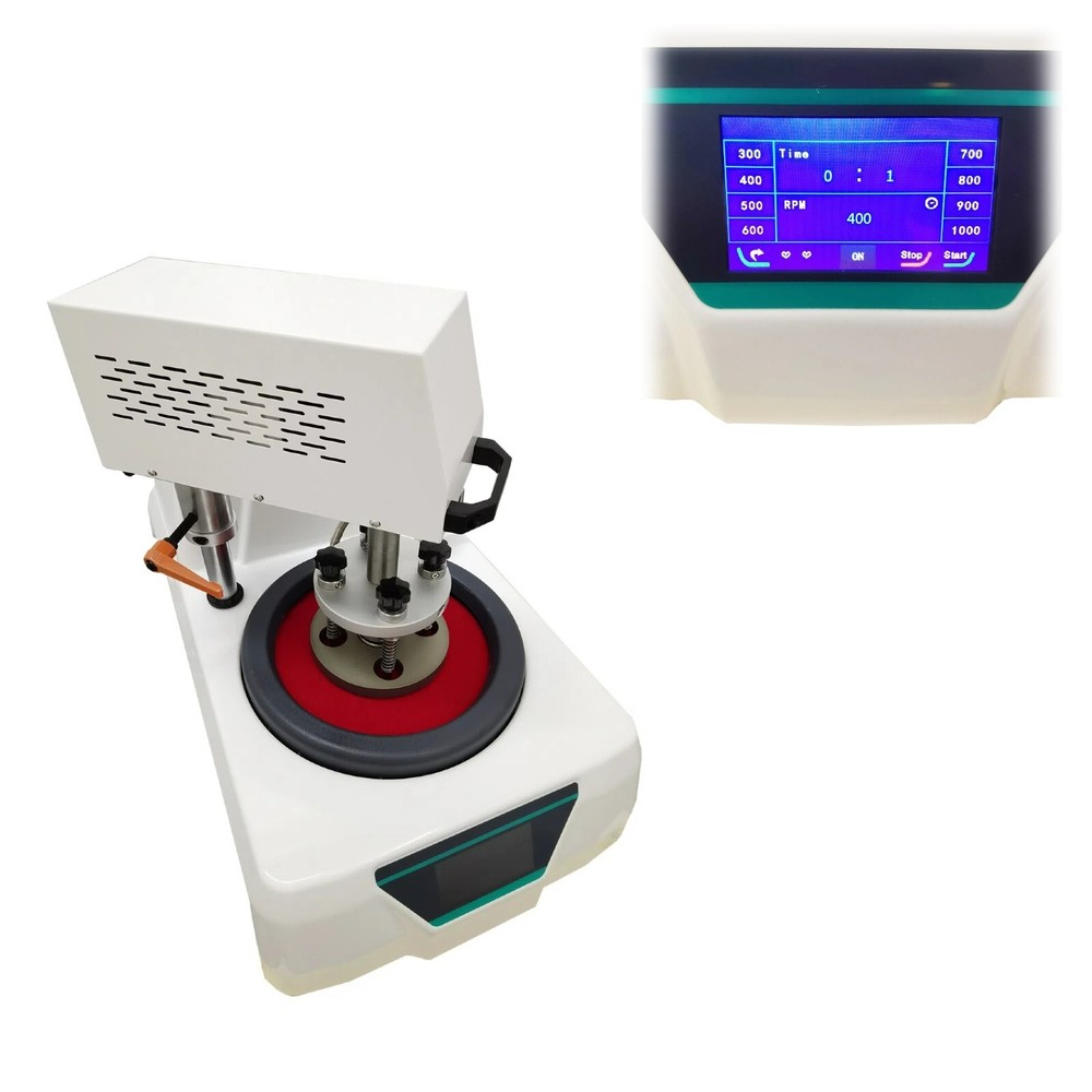 Bench Single Disc Variable Speed Metallographic Polishing Grinding Machine 110V