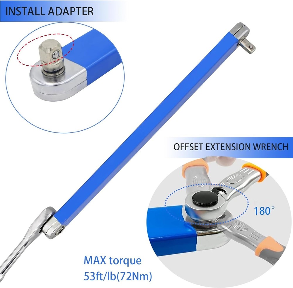 Speedpro Offset Extension Wrench - Pro Zero Offset Extension Wrench,15-Inch Exte