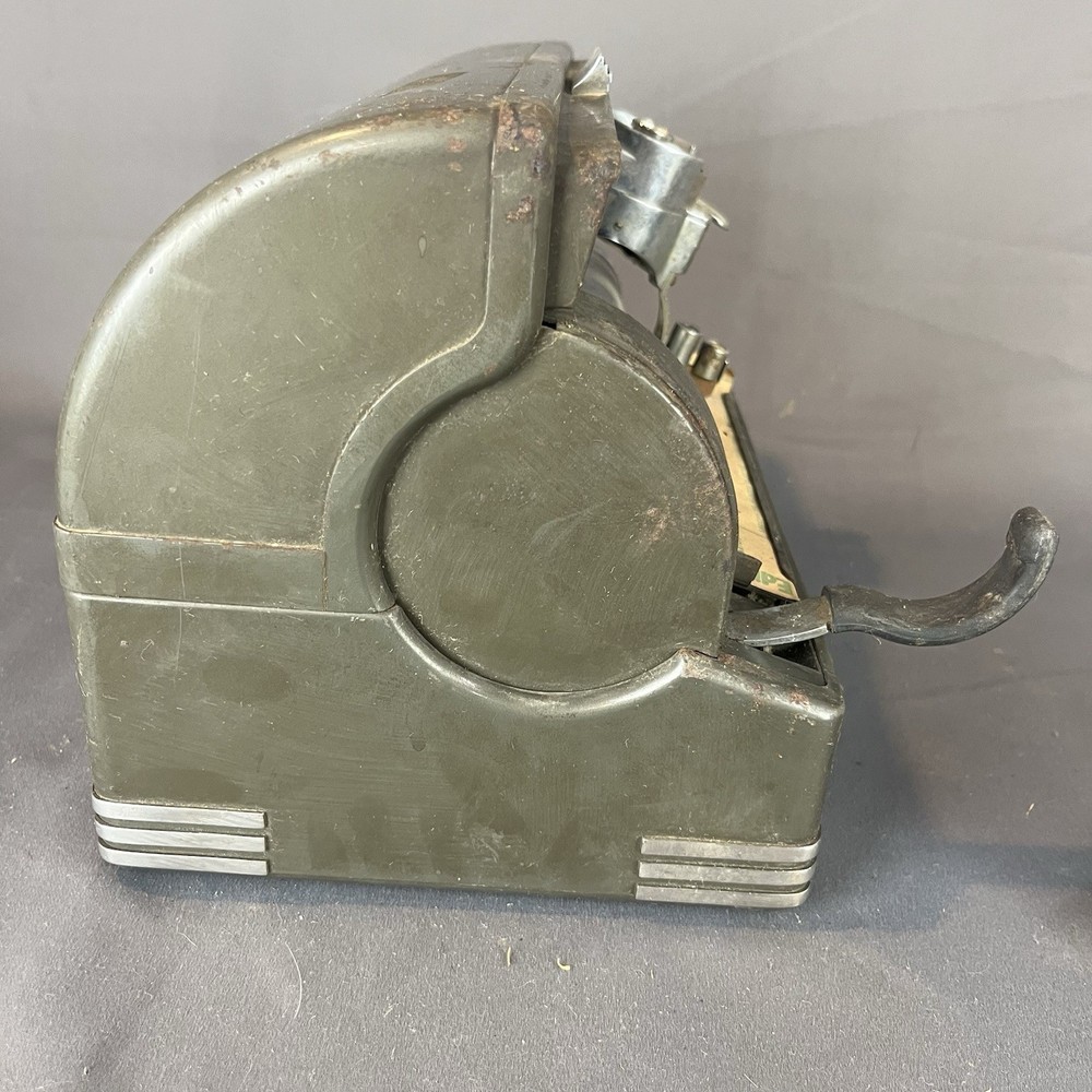 Antique Thomas Edison Cylinder Phonograph Ediphone Voice Writer w/Case UNTESTED