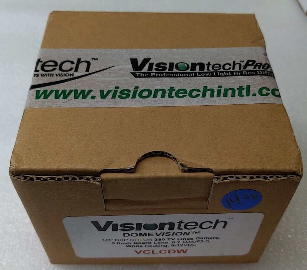 VISIONTECH CCTV SECURITY CAMERA VCLCDW 9-12VDC