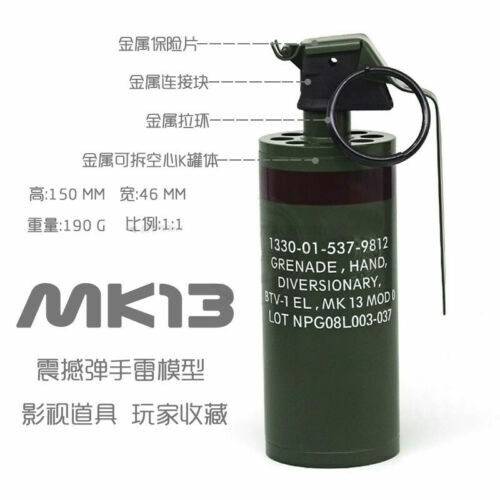 Cosplay Toy Model Paintball Game Flash Bang Dummy No function Metal
