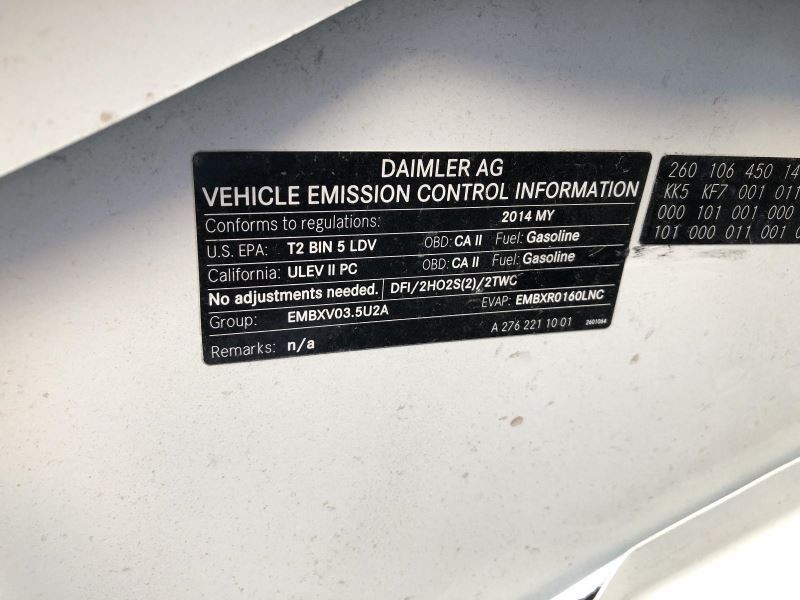 2014 2016 MERCEDES BENZ E350 ECM Electronic Engine Control Module CONV 814757