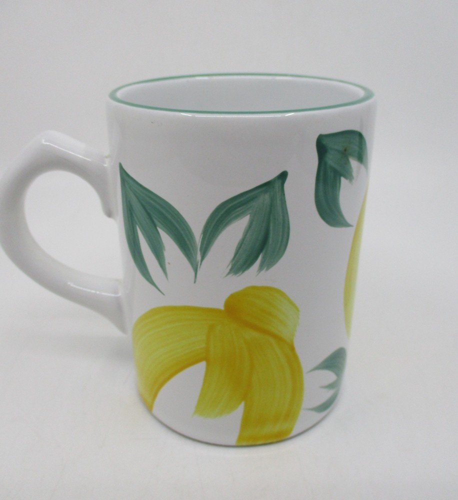 PRESENT TENSE LEMON MUG - 4 1/4" -1407C
