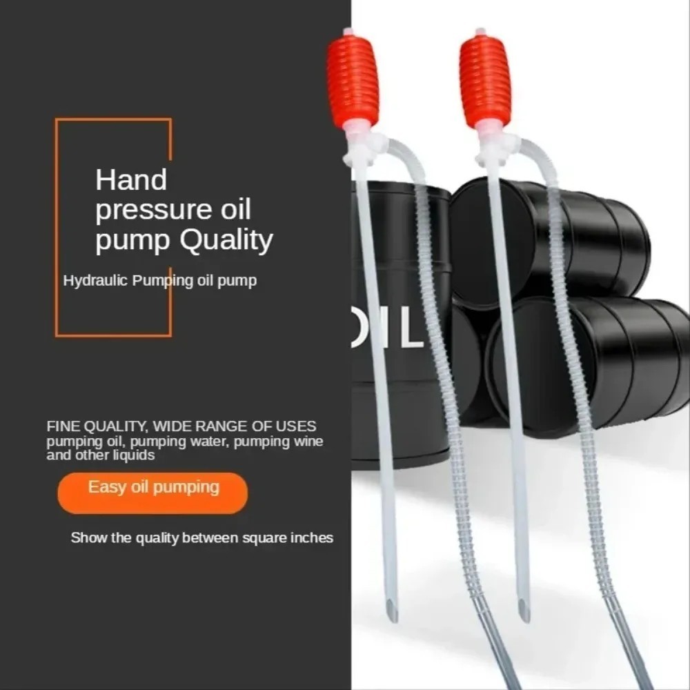 ✅ Manual Hand Syphon Pump Fuel Gas Liquid Transfer Siphon Hose Tool Kit!!✅