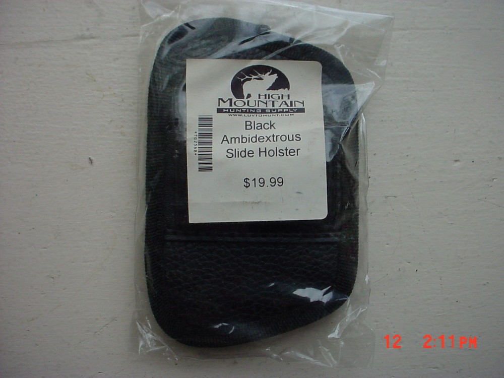 High  Mountain  Black  Ambidextrous Slide Holster
