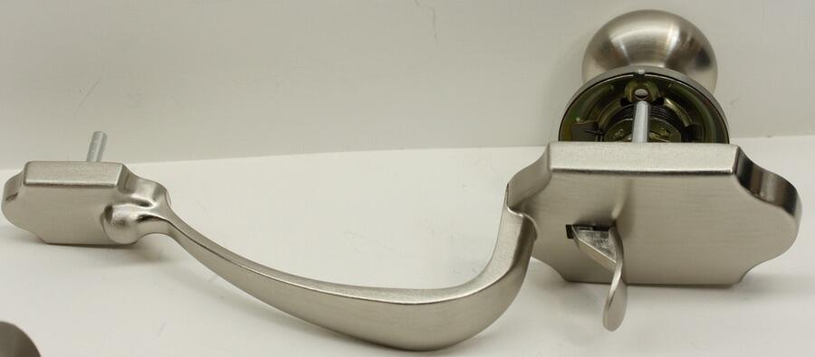 Amazon Basic Exterior Handle Set With In Satin Nickel AB-DH544 SN