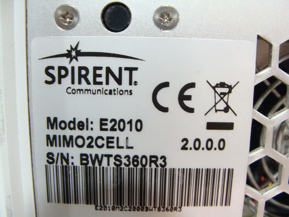 Spirent E2010S AT4 CS8 Broadband Wireless 4G Test Set Keysight T2010A MIMO2Cell