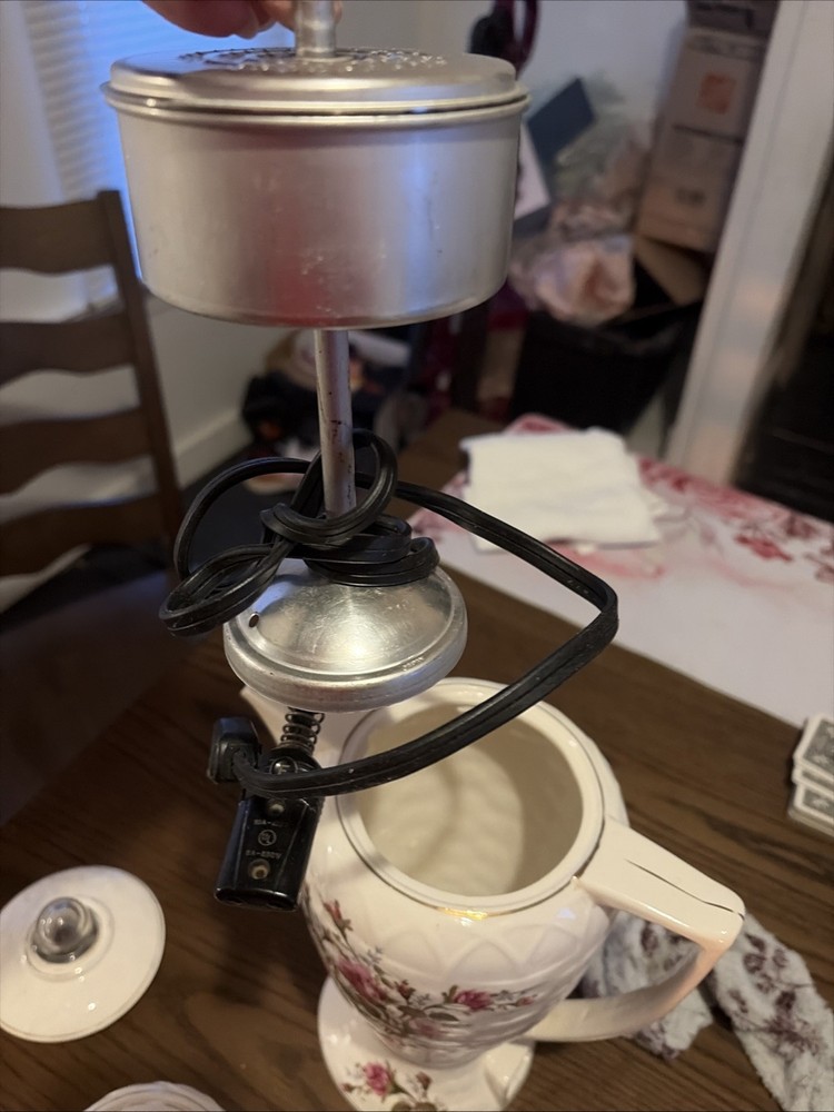 Porcelain Vintage Percolator