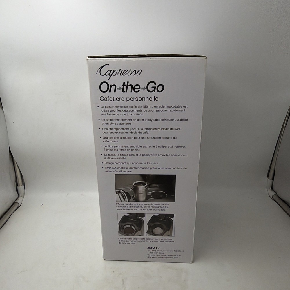Capresso 425.05 1-Cup Coffee Maker - Black/Silver