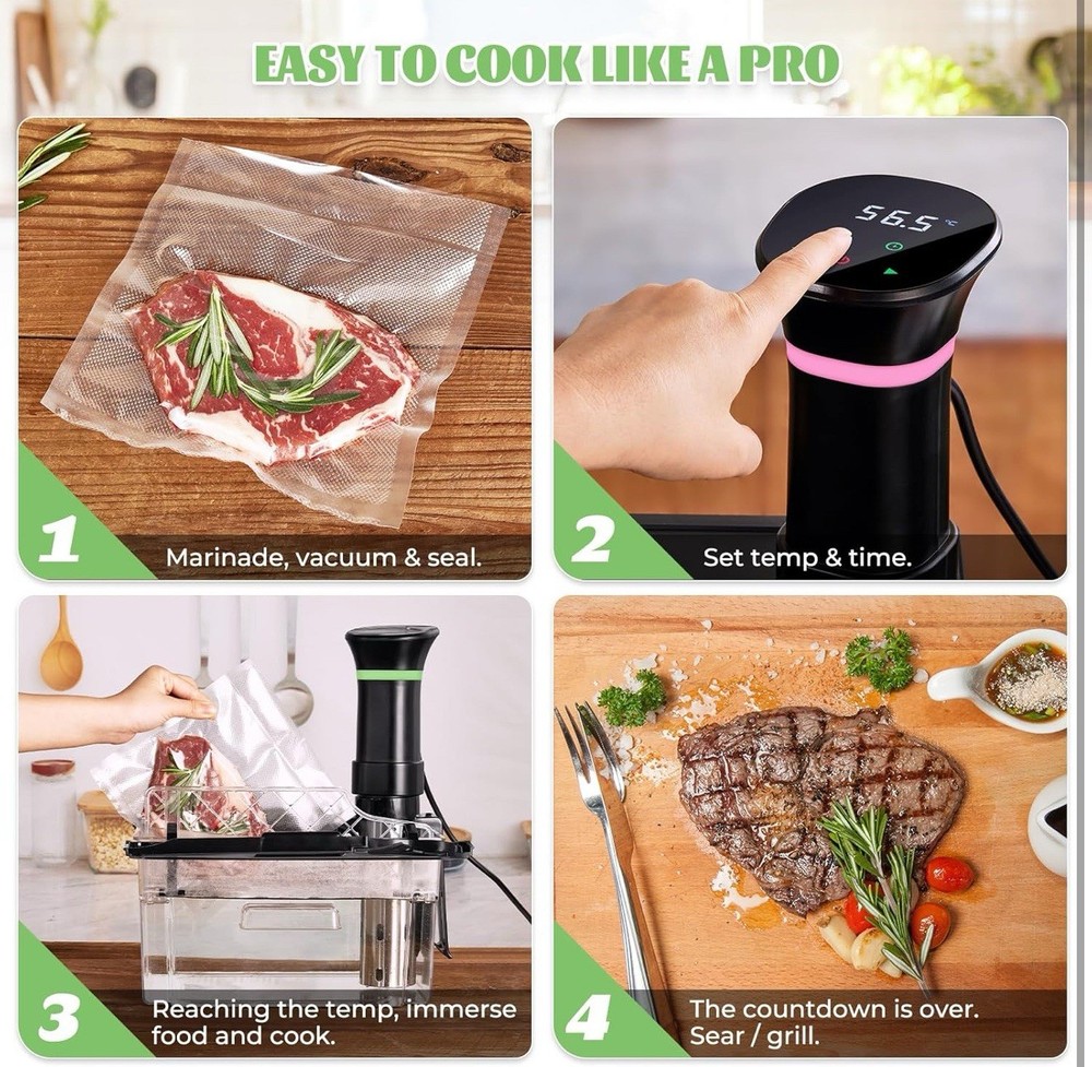 Sous Vide Machines, Immersion Circulators, Precision Cooker Model: 805A