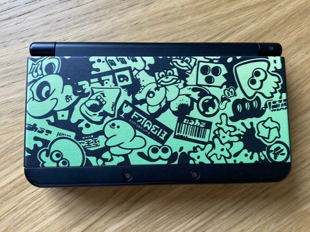 Nintendo New 3DS Kisekae Cover Plates - Splatoon Top & Bottom Replacement Shell