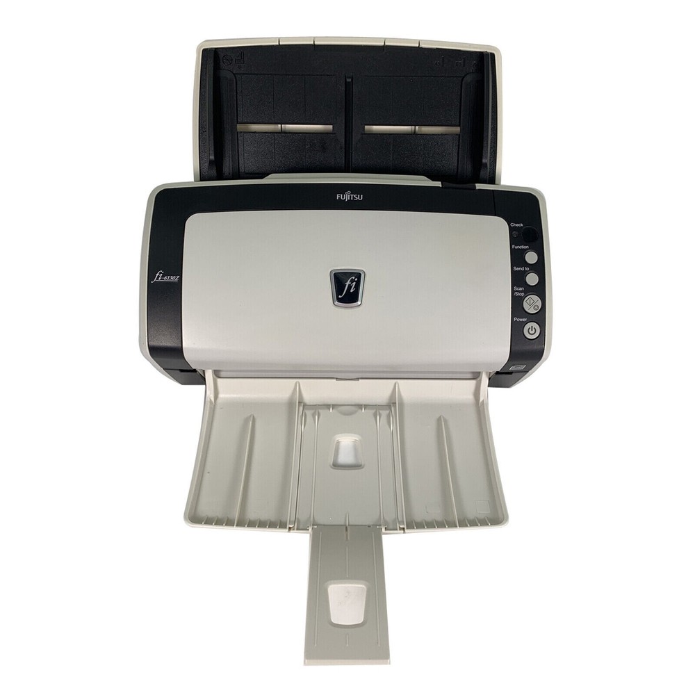 Fujitsu Fi-6130 Scanner COMPLETE SET (AC Adapter; USB Cable; USB Setup Drivers)