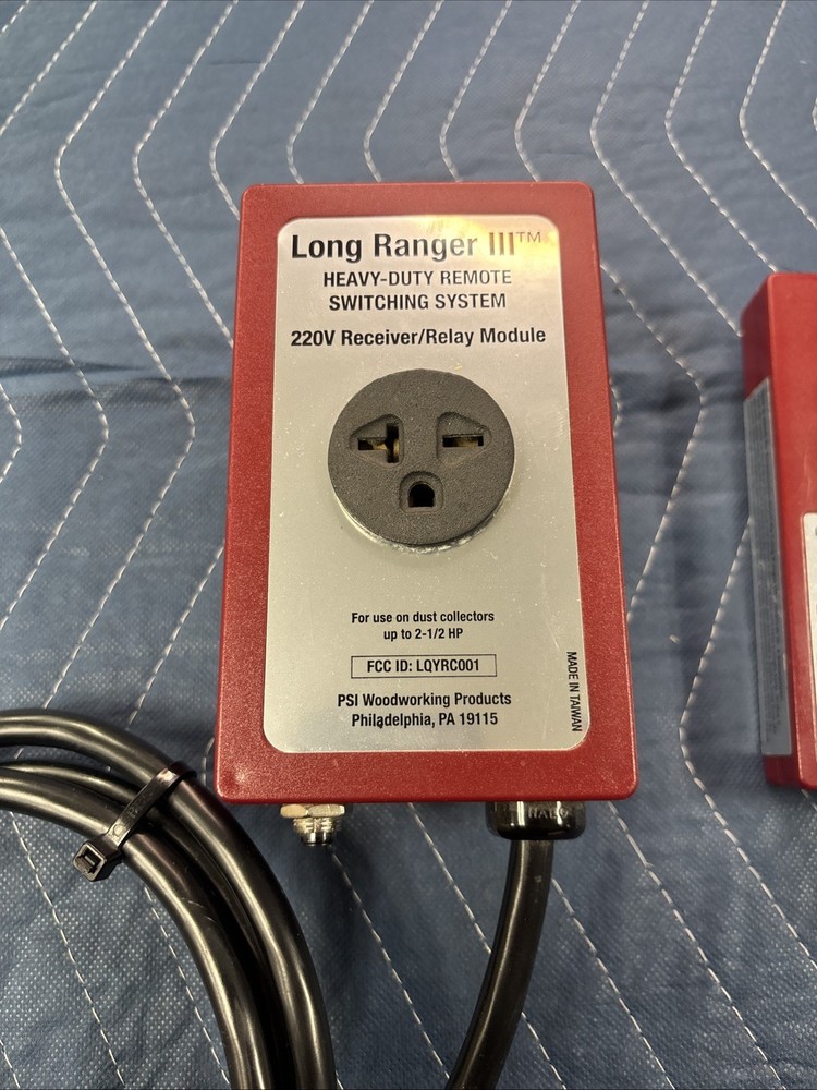 THE LONG RANGER III - 220V Receiver / Relay Module / Remote TESTED