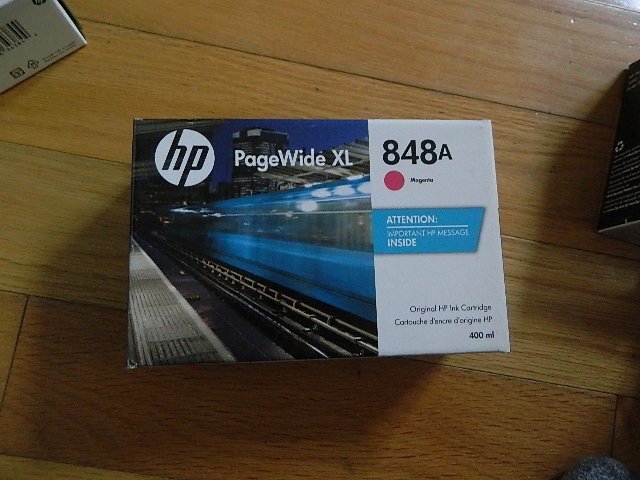 2020 GENUINE HP 848A 400ml MAGENTA CARTRIDGE F9J84A PageWide XL 5000 6000 SEALED