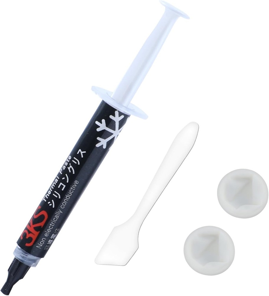 Efficient 2g CPU Thermal Compound - 16W, Non-Conductive with Applicator Tools