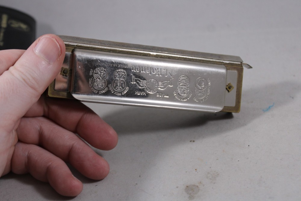 "THE CHROMONICA" MODEL 260 "C" BY M. HOHNER WITH ORIGINAL STORAGE CASE