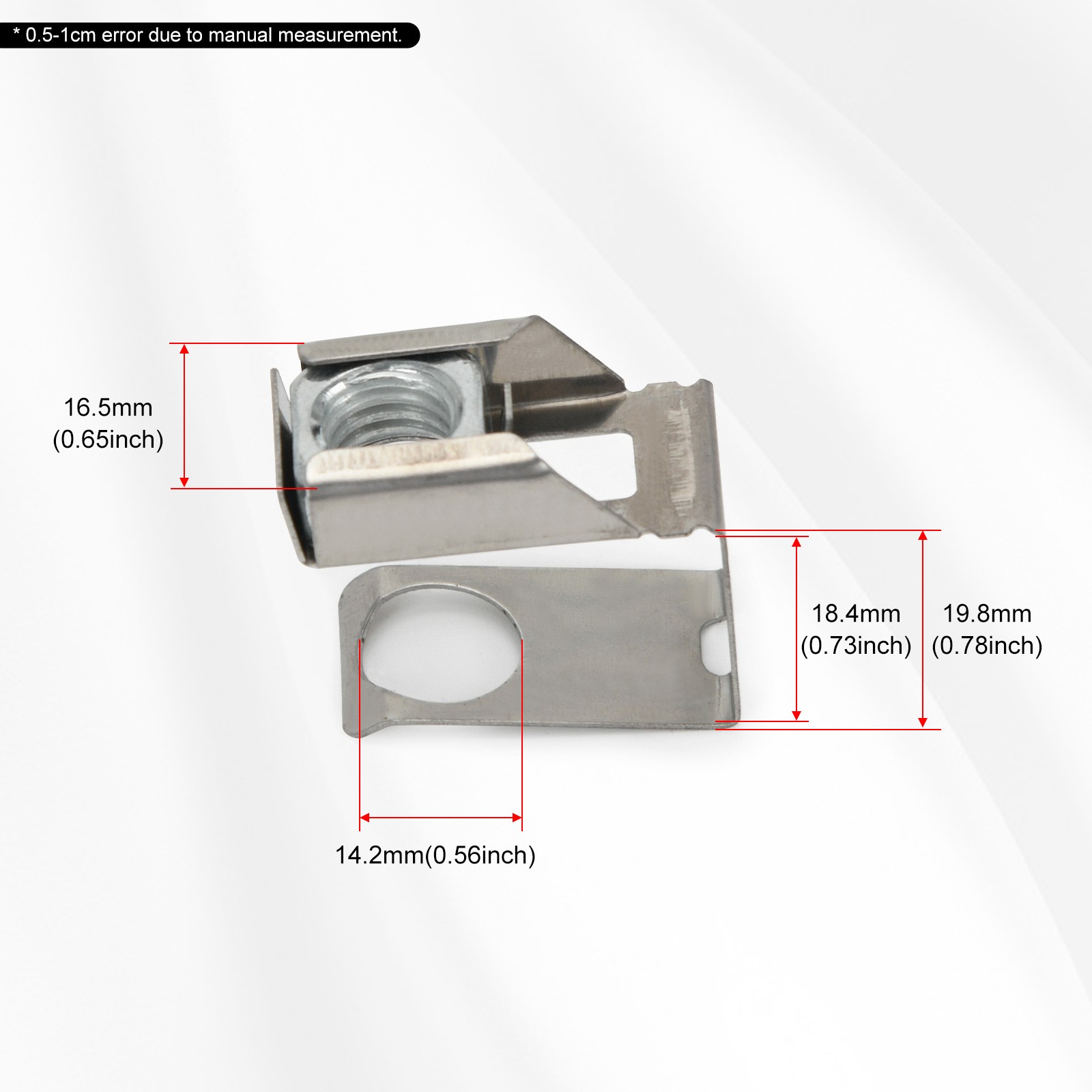 4 Pack Exhaust Manifold Flange Bolts & Nuts For Jeep Wrangler Dodge Durango Ram