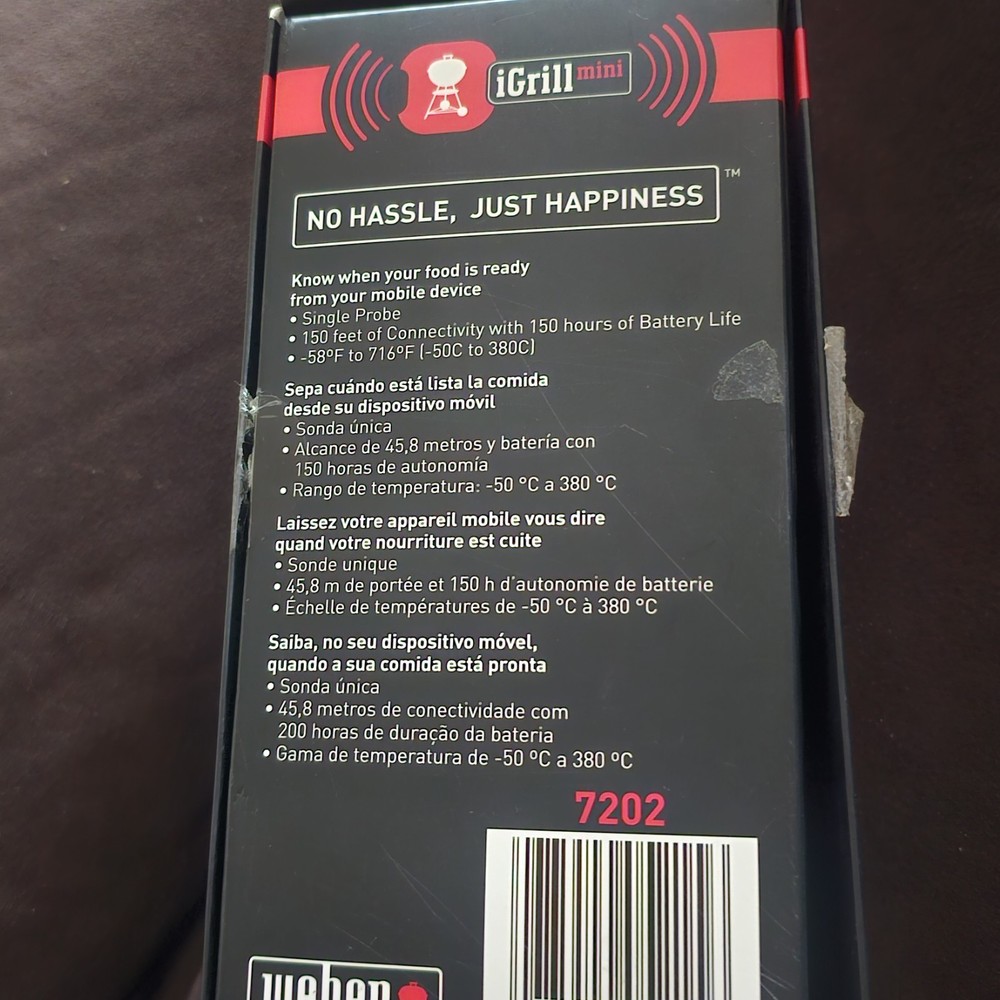 Weber iGrill Mini Digital All Bluetooth Thermometer 2156