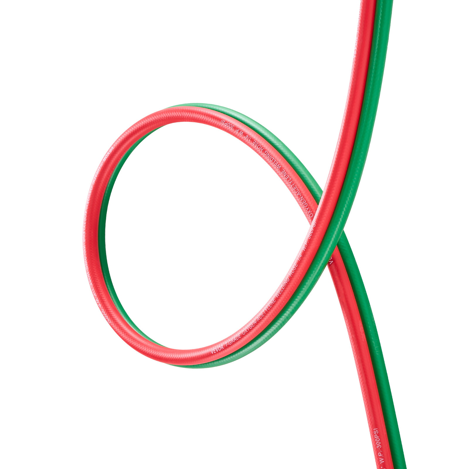 Oxygen Acetylene Hose 1/4-Inch x 100FT T Grade Hose 300PSI Max Working Pressure