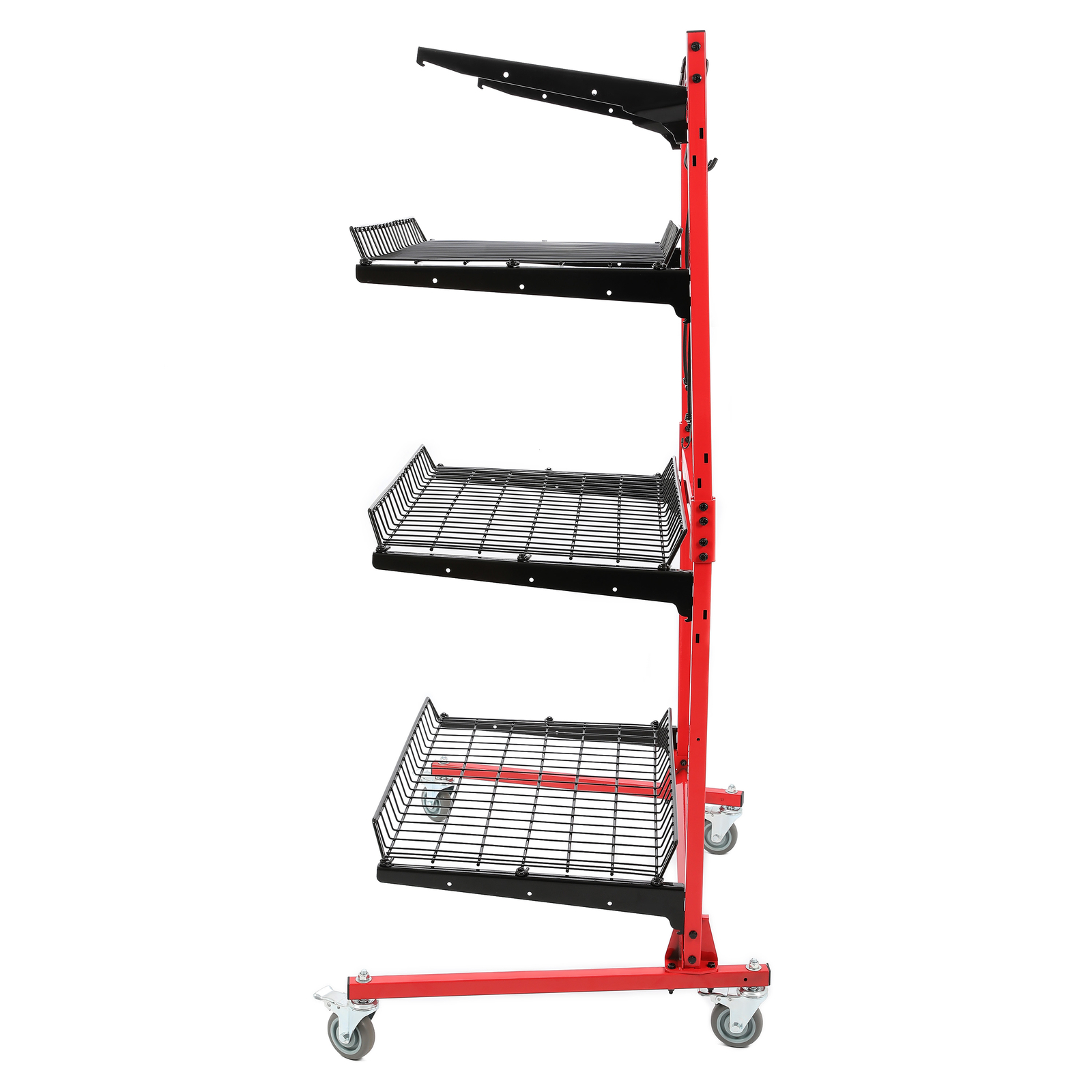 Universal Auto Body Rolling Parts Storage Rack for Repair Shops Garages Cart