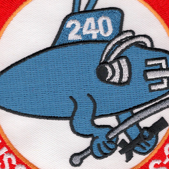 SS-240 USS Angler Patch - Version A