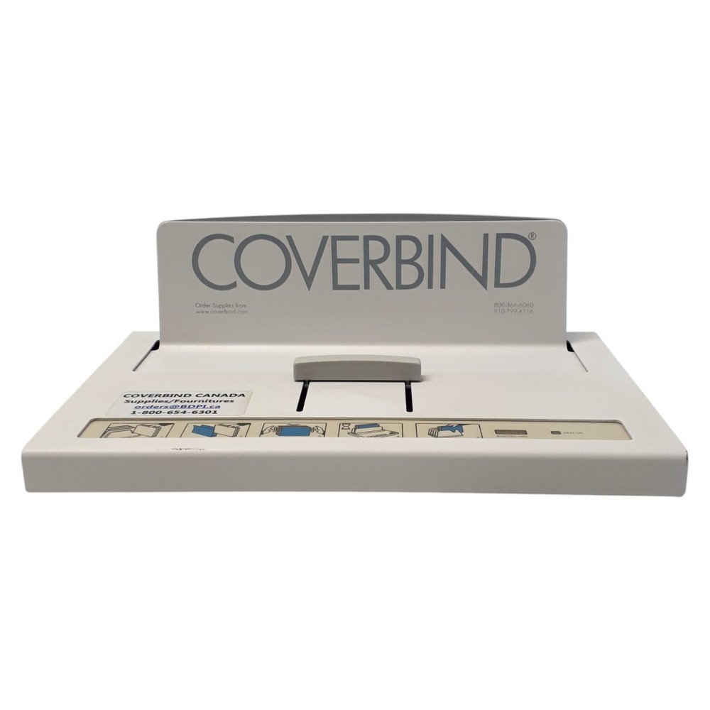 CoverBind 5000 Desktop Binding Machine w/Power Cable TESTED/WORKING E5651B