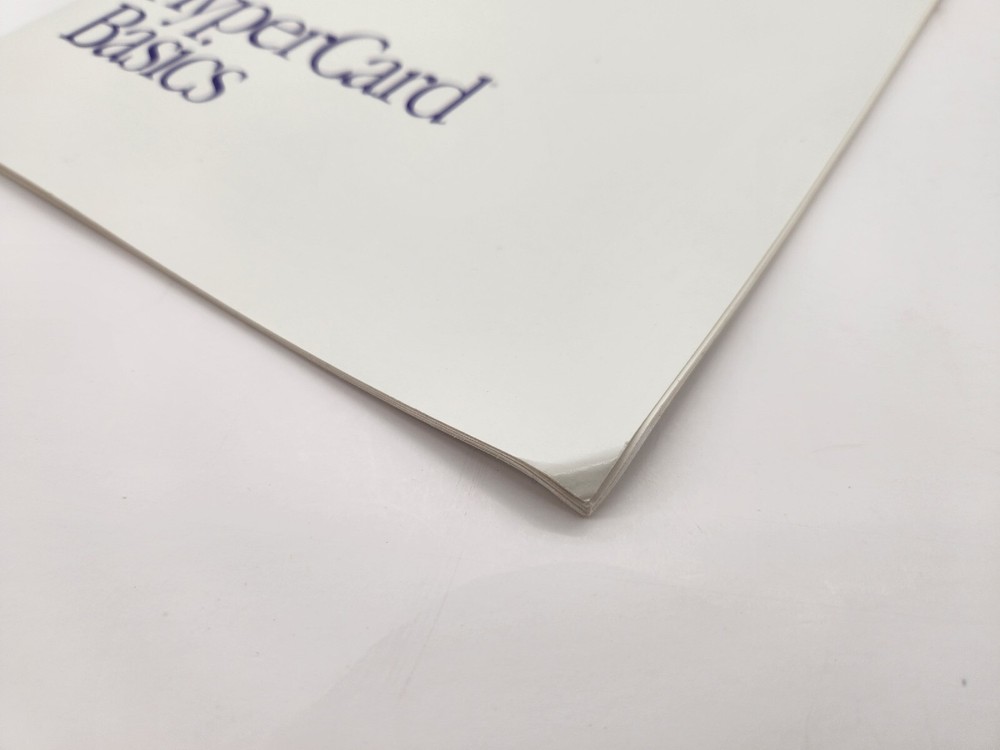 1990 Apple Macintosh Mac HyperCard Basics Software and Manual 030-3498-B