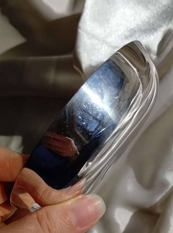 Vtg Reed & Barton TEAL GREEN Silver Plate Enamel Bowl small trinket candy 192