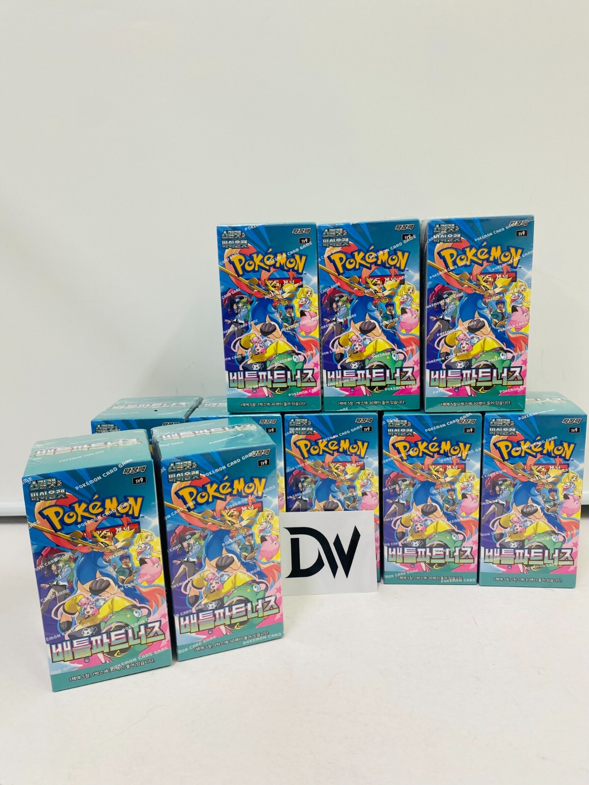 [10 BOXES] Pokemon Card Scarlet & Violet Battle Partners Booster Box sv9 Korean